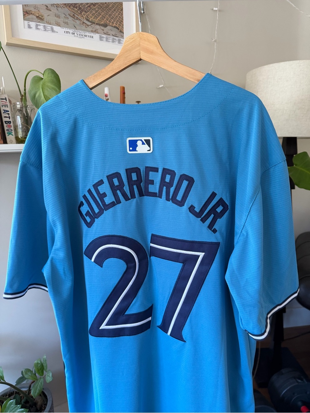 Toronto Blue Jays #27 Guerrero Jr. Nike Alternate Limited Jersey - Picture 2 of 7